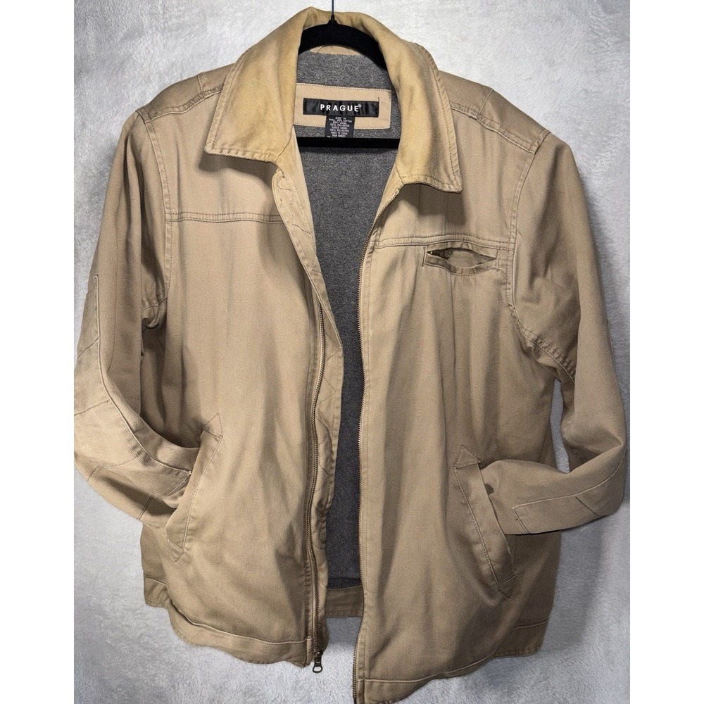 Bomber Jacket Coat 100% Cotton Lined Workwear‎ Prague Men's Utility